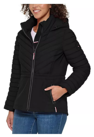 Chaqueta Tommy  100% Original Impermeable Mujer Talla M Negro